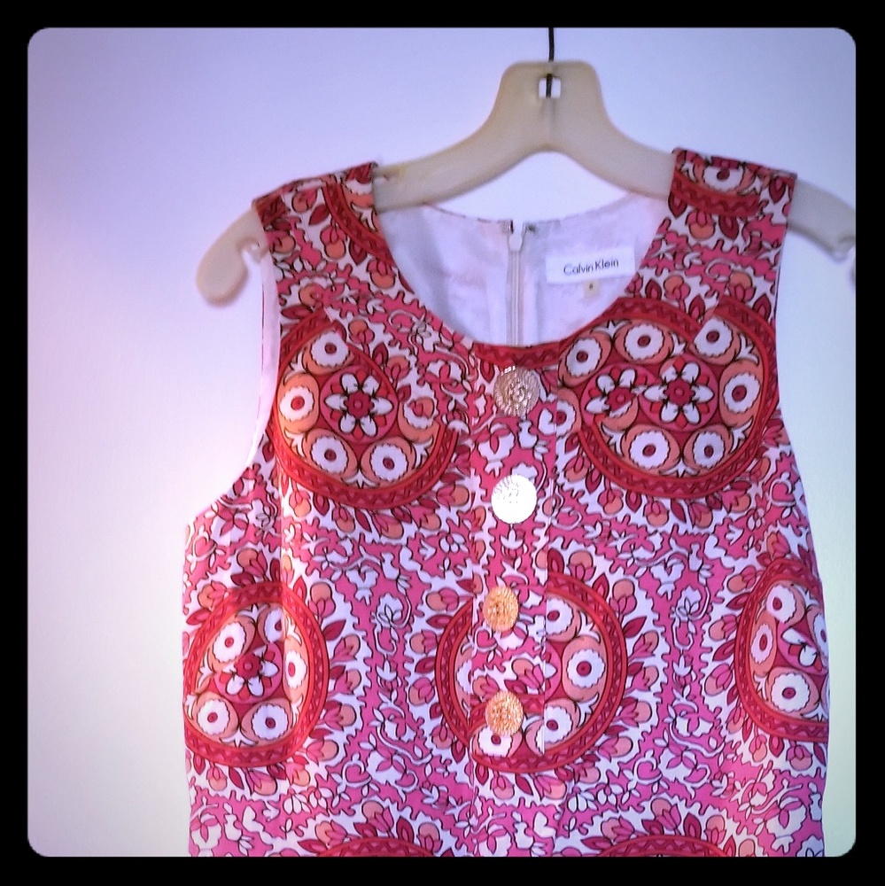 Calvin Klein Mini pocketed dress